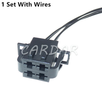 4 Pin 6.3 Series 1J0972772 Auto Large Current Plastic Housing Wiring Socket For VW Audi 1J0 972 772