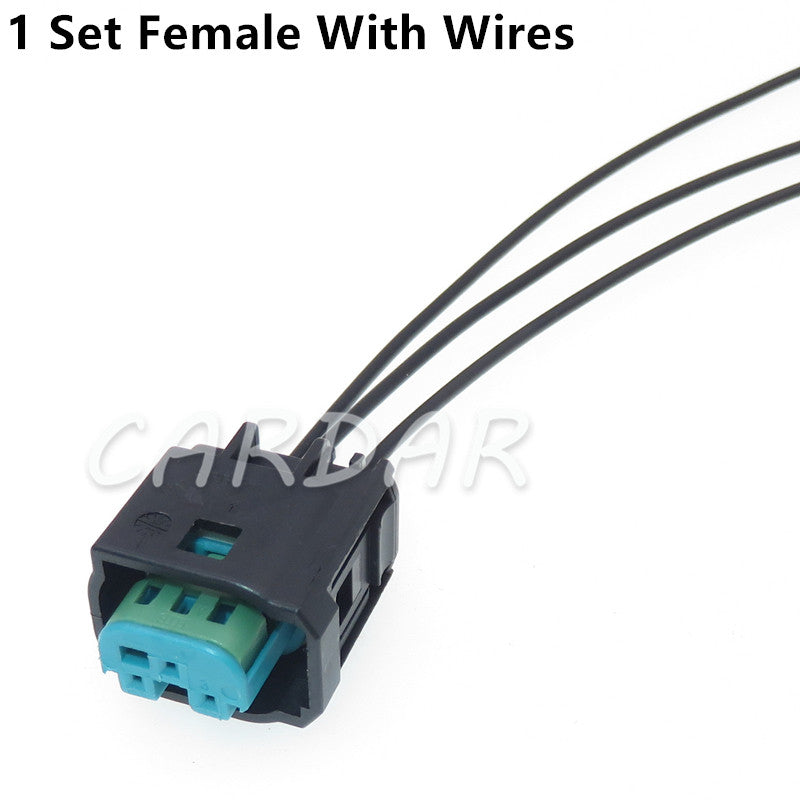 3 Pin Automobile Restrictor Sensor Wiring Socket Auto Waterproof Sealed Plastic Housing Plug
