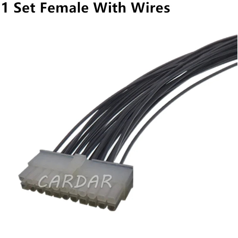 22 Pin 39012220 39012221 Auto Power Wire Harness Male Female Socket 3901-2220 3901-2221 39-01-2220 39-01-2221