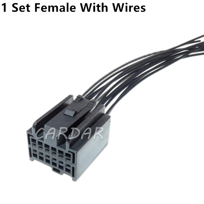 12 Pin 0.7 Series Wiring Harness Connector Car Modified Alarm Window Cleaner Plug Male Female Docking Unsealed Socket