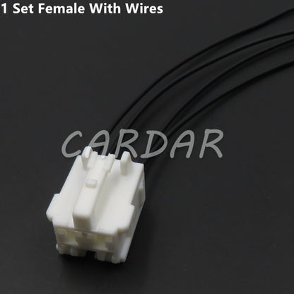 4 Pin 2.2 Series 1300-3849 7283-1144 Automobile Brake Light Wire Harness Plastic Housing Socket For Honda
