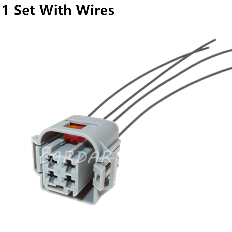 4 Pin Waterproof Sealed Electrical Connector Socket With Terminals And Seals For Auto Cars Trucks