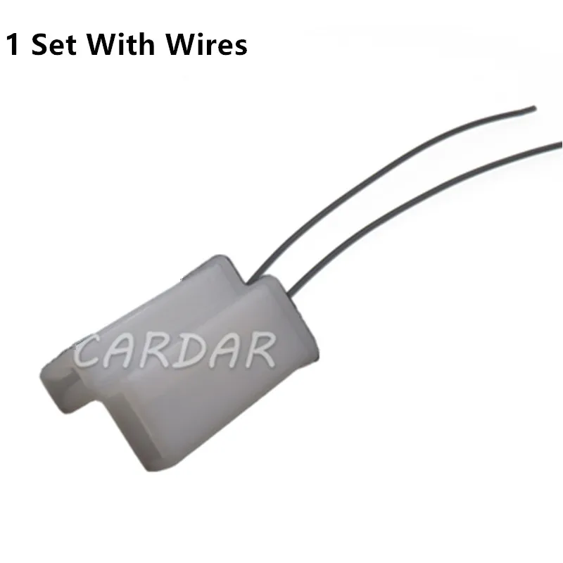 2 Pin PA66 Automotive Connector Fuel Nozzle Plug Housing Connector Electrical Wiring Connector Wire Clip Socket