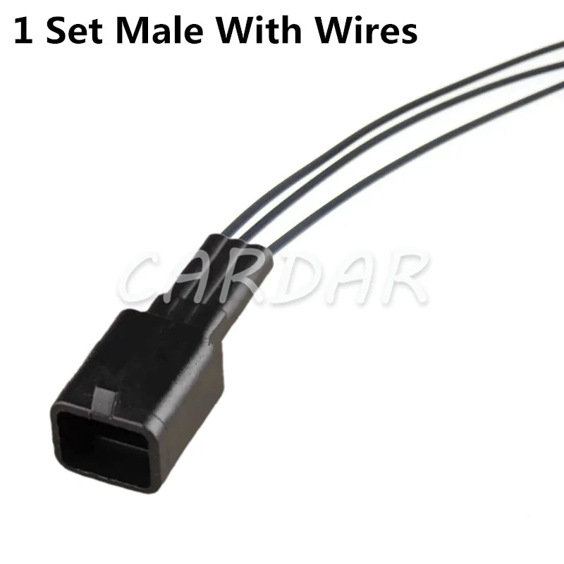 3 Pin 1-936527-2 Auto Headlight Cable Socket Light Height Adjustment Motor Plug For Cars