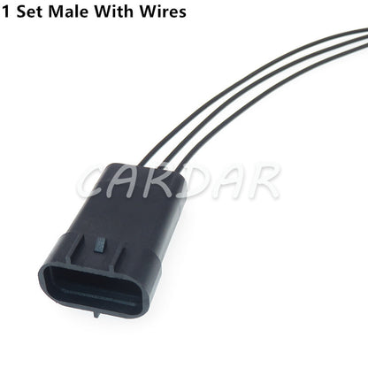 Conector automotriz de 3 pines 6189-0099 para sensor MAP de VSS Toyota 1JZ 2JZ, sensor de presión de turbo de vacío 90980-10841, enchufe automático LX13