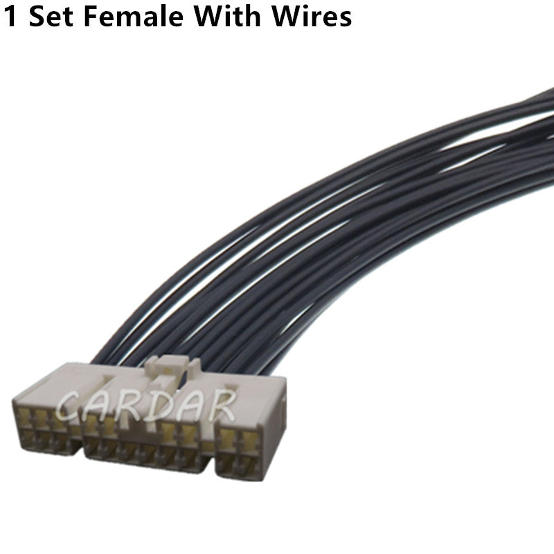 20 Pin MG641083 Auto Fuse Box Cable Socket Connector With Terminals For BUICK