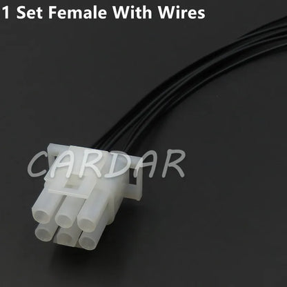6 Pin 63080 Electrical Connector Plug Wiring Socket For Elevator Auto Cars