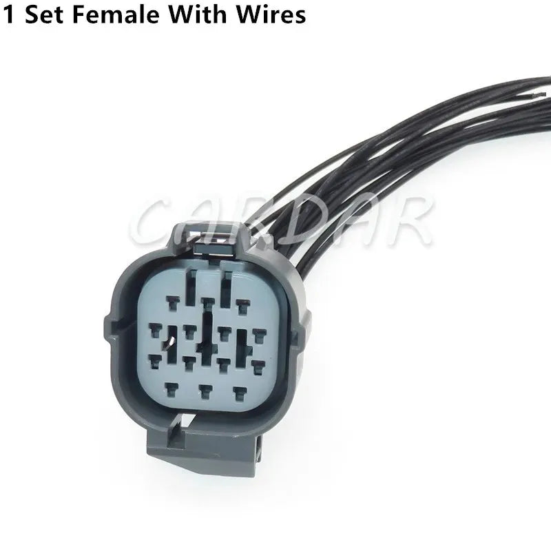 14 Pin 6181-0077 6189-0136 Waterproof Electric Car Connector Sealed Cable Socket With Terminals Seals