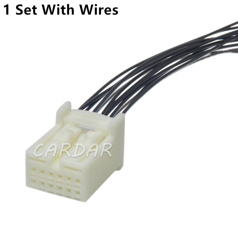 12 Pin 12614 Auto Sound Adjuster Switch Plug Automobile Gear Lever Cable Socket For Toyota Lexus