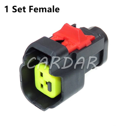2 Pin EV6 Fuel Injector Plug Nozzle Cars Waterproof Electrical Wire Connector Auto Socket For Car