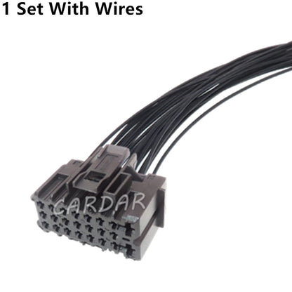 23 Pin 30231627 Car Power Amplifier Unsealed Connector 1J0962623 Automotive Wiring Harness Socket For VW Audi Magotan