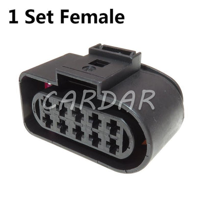 10 Pin 1J0973835 1J0973735 3.5mm Auto Temp Sensor Plug Deflation Valve Copnnector Waterproof Headlight Socket For VW Audi