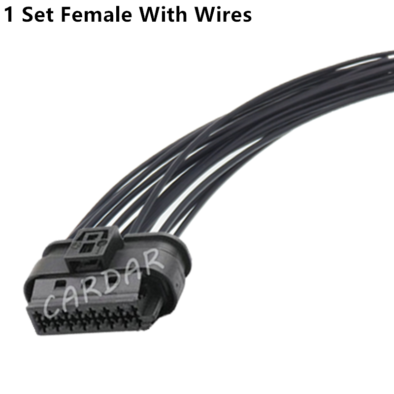 16 Pin 805-587-541 805-588-571 Waterproof Automotive Reversing Radar Camera Plug Car ACC Electric Socket A0001532222
