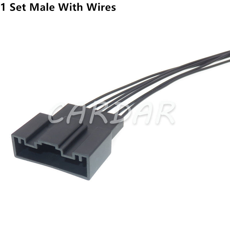 6 Pin 2.8 Series Car Window Lifter Electric Tail Gate Atmosphere Lamp Cigarette Lighter Wire Socket 6984754-01