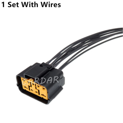 9 Pin 2.2 4.8 Series Auto Wire Harness Waterproof Socket 6195-0238 Auto Parts Sealed Adapter Composite Connector