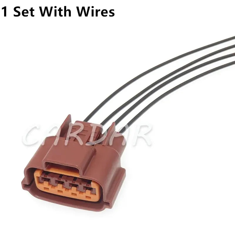 4 Pin 6098-0309 6189-7713 Automobile Waterproof Connector Cam Angle Sensor Plug Brown Sealed Socket