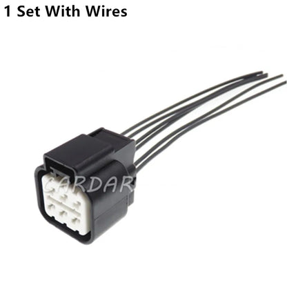 6 Pin 2.2 Series Automobile Headlamp Motor Adjusts Daily Running Light Wire Cable Socket PK505-06027