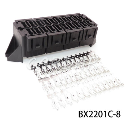 6/14/20 Way Standard Car Fuse Holder Box Blade Fuse Block Automotive Multi-circuit Assembly Control Box with Terminals