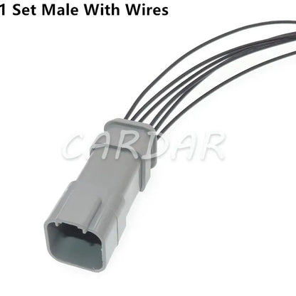 6 Pin 1.6 Series Waterproof Connector DT04-6P-E008 DT04-6S-E008 Automobile Wiring Terminal Socket