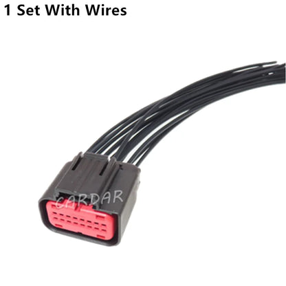 16 Pin 1438031-1 Female Socket Auto Air Flow Meter Plug Waterproof Cable Connector Car Modification Accessories