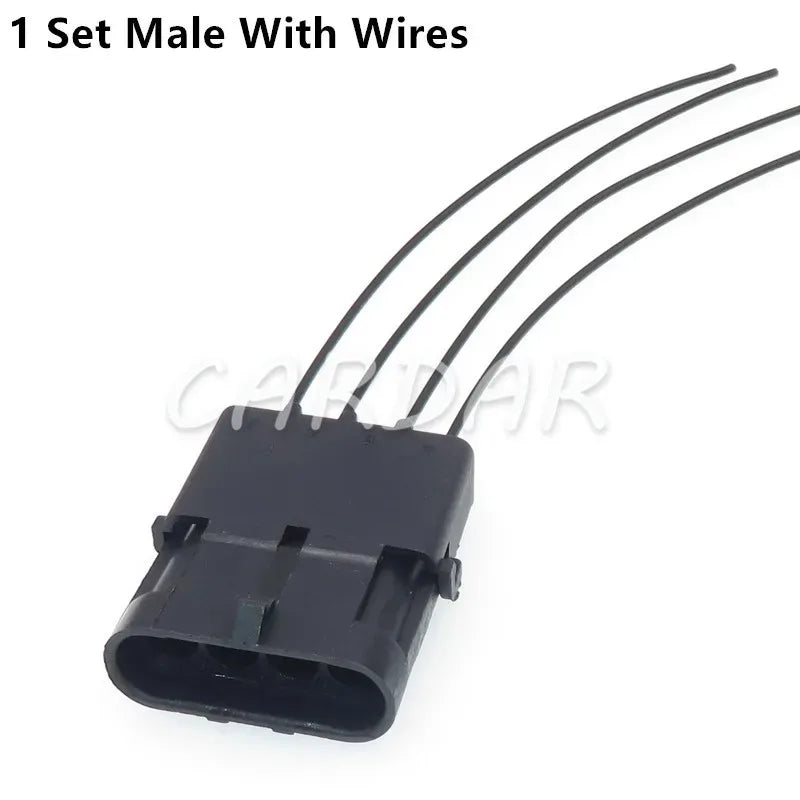 4 Pin 12015797 12010974 Automobile Connector Weather Pack Electrical Sealed Wiring Socket
