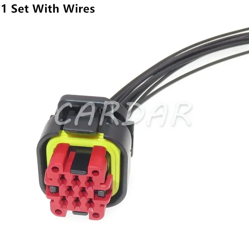 8 Pin 770520-1 Tyco AMP ECU Socket Waterproof Automotive Connector Plug 776286-1 With Terminals
