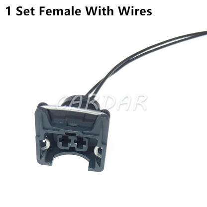 2 Pin 3.5mm 827551-3 / 828657-3 106462-1 EV1 Style Car Fuel Injector Type Automotive Connector For VW Audi