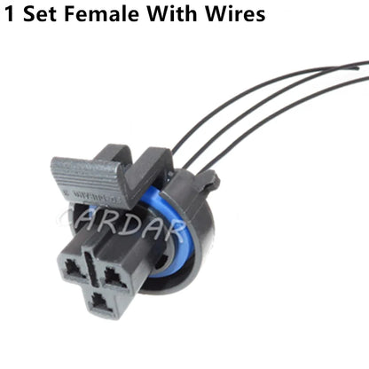 3 Pin Automotive Waterproof Type Cable Plug For Wiring Harness Socket