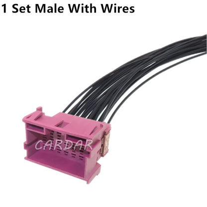 21 Pin 4-967630-1 Car Socket Auto Parts 5-968975-1 Automobile Plastic Housing Unsealed Wire Connector