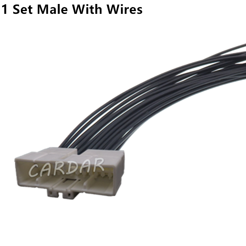 20 Pin MG641083 Auto Fuse Box Cable Socket Connector With Terminals For BUICK