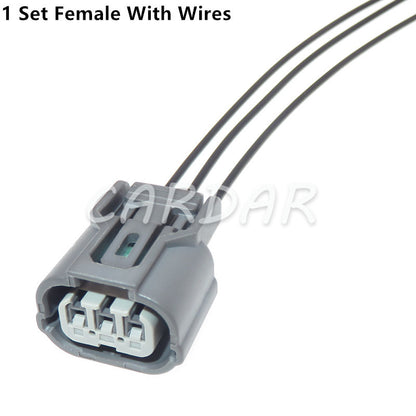 3 Pin 6189-0968 6918-1833 Automotive Connector Head Lamp Plug Light Socket For Car Honda