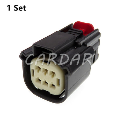 6 Pin 33472-0606 33472-0601 Waterproof Automotive Connector Lamp Headlight Socket For Ford