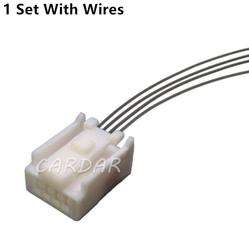 4 Pin 1 Series Automobile Cable Harness Socket 6098-2013 Car Unsealed Connector With Terminal