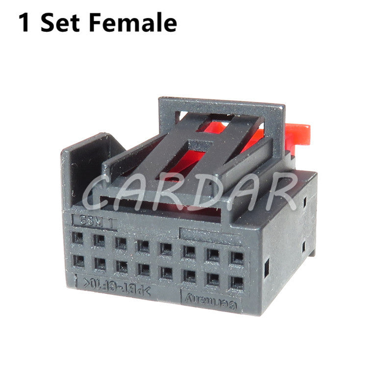 16 Pin 1K0972928 1K0 972 928 Automatic Air Conditioning Control Panel Connector Rearview Mirror Socket For VW Audi