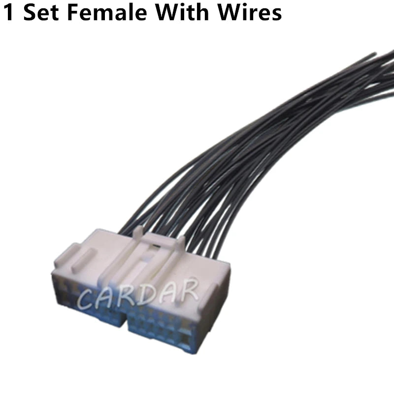 25 Pin 6098-2446 Car Power Amplifier Replacement Connector Parts 6098-1819 Auto Wiring Harness Socket