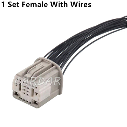 21 Pin 6098-7129 6098-7122 Female Male Wiring Harness Automotic Connector With Terminal For Car
