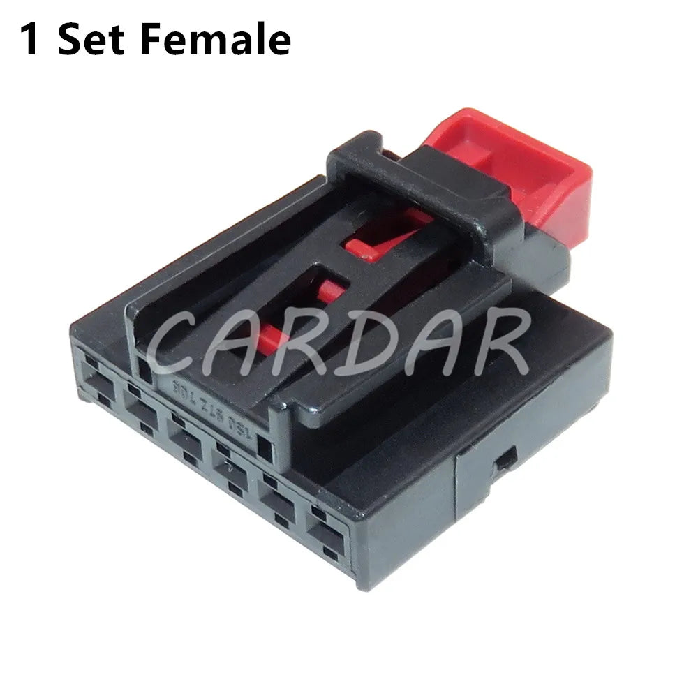 6 Pin 1.5 Series 1S0972706 Car Seat Regulator Wiring Socket Auto Tail Light Wire Harness Unsealed Connector 1S0 972 706