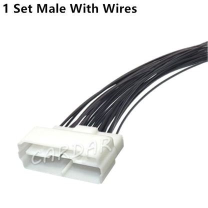 37 Pin 6098-7812 Car Audio Socket Electric Seats Wire Harness Plug For Tesla Auto Accessories