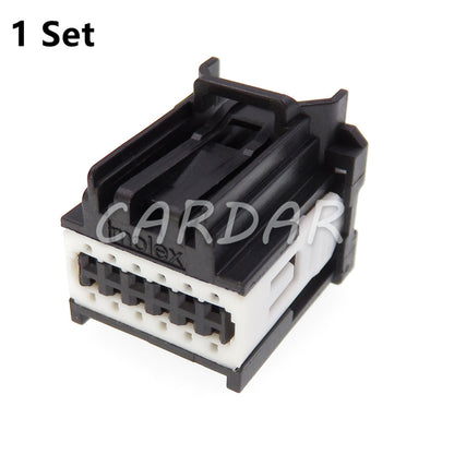 12 Pin Miniature Unsealed Socket Auto Modification Parts 34729-0120 0.6 Series Car Audio Electrical Connector