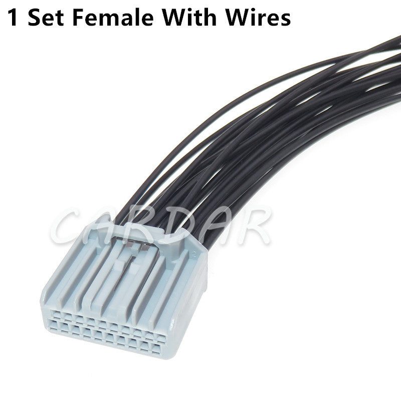 20 Pin MX34020SF1 MX34020PF1 MX34020UF1 Auto CD Audio Connector Car Power Speaker Antenna Cable Socket For Honda