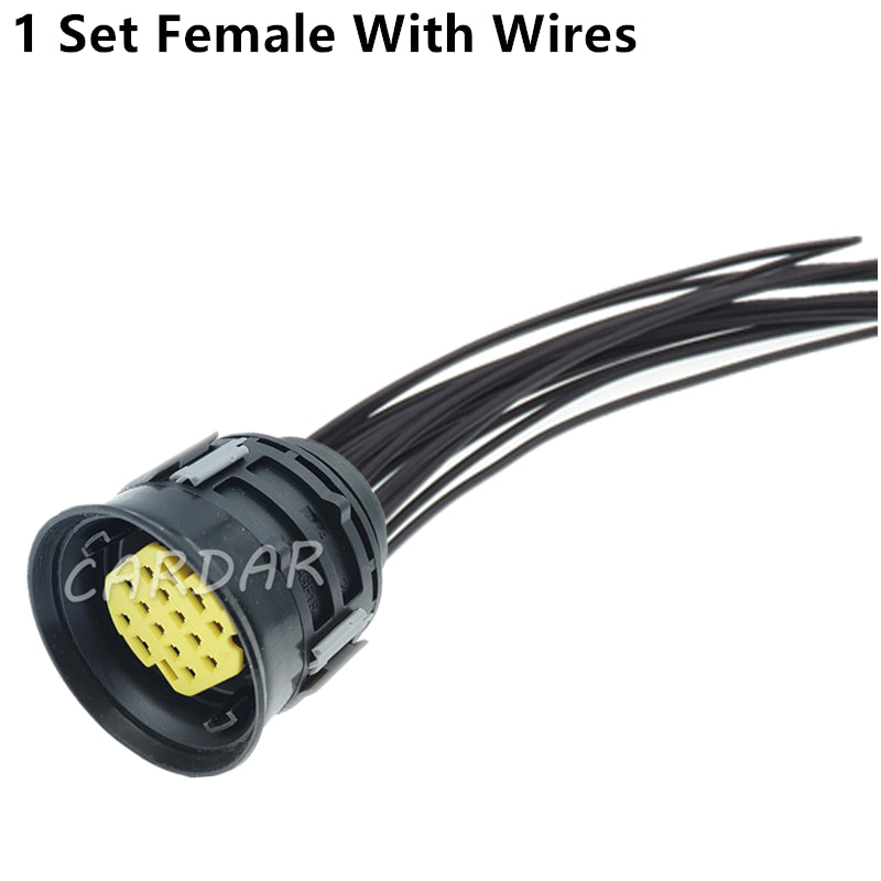 14 Pin DTBMHPE14BKSV DTBFHPE14BKSV Automotive Headlight Plug 10847366 Auto Lamp Connector Light Socket