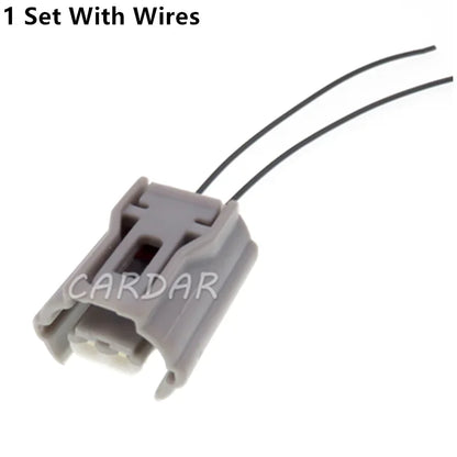 2 Pin 0.6 Series Auto Waterproof Socket Electric Wire Plastic Housing Sealed Connector With Terminal Rubber Seals