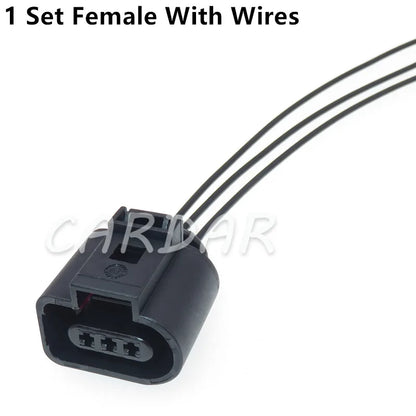 3 Pin 3D0973703 1J0 973 703 1717888-1 1J0973803 1.5mm Auto Air-Condition Pressure Switch Socket Camshaft Sensor Plug Auto Connector