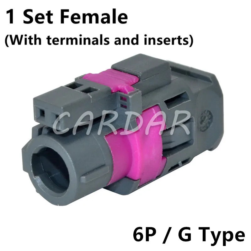 LVDS 6 Pin HSD Connector Automotive Socket Universal Auto Audio Modification Plug