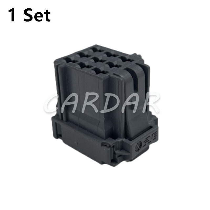 9 Pin 8-968971-2 Black 3.5mm Automotive Power Amplifier Wiring Harness Socket