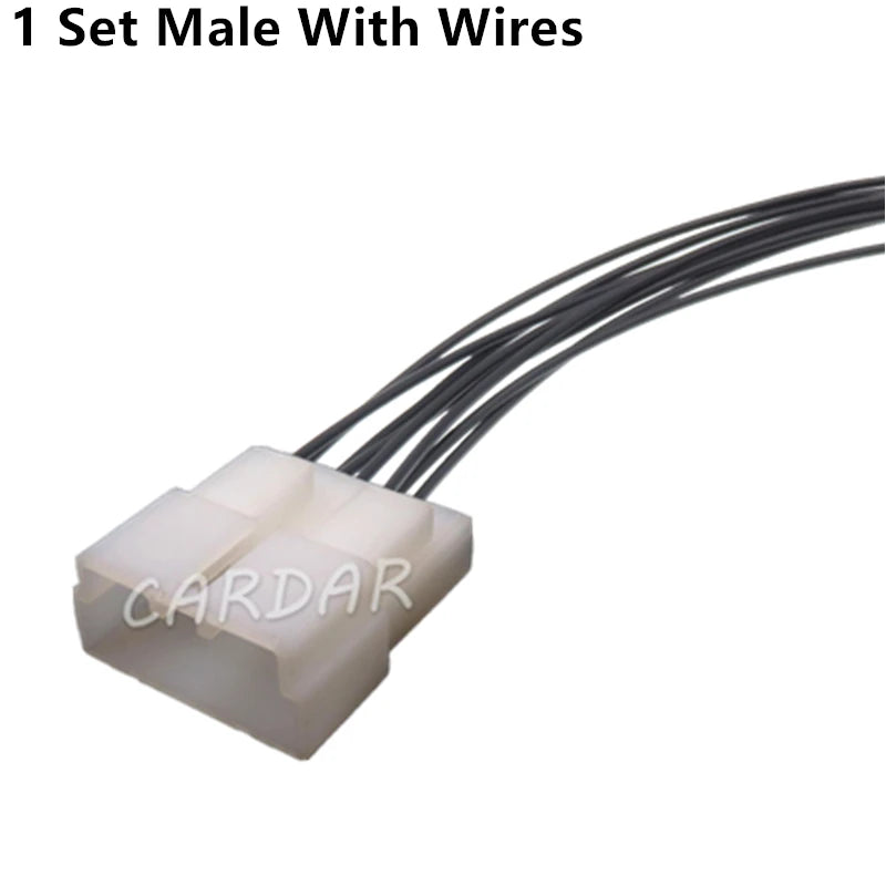 8 Pin 3 6 Series Composite Connector Automobile Plastic Housing Wire Socket Car Male Female Docking Cable Plug