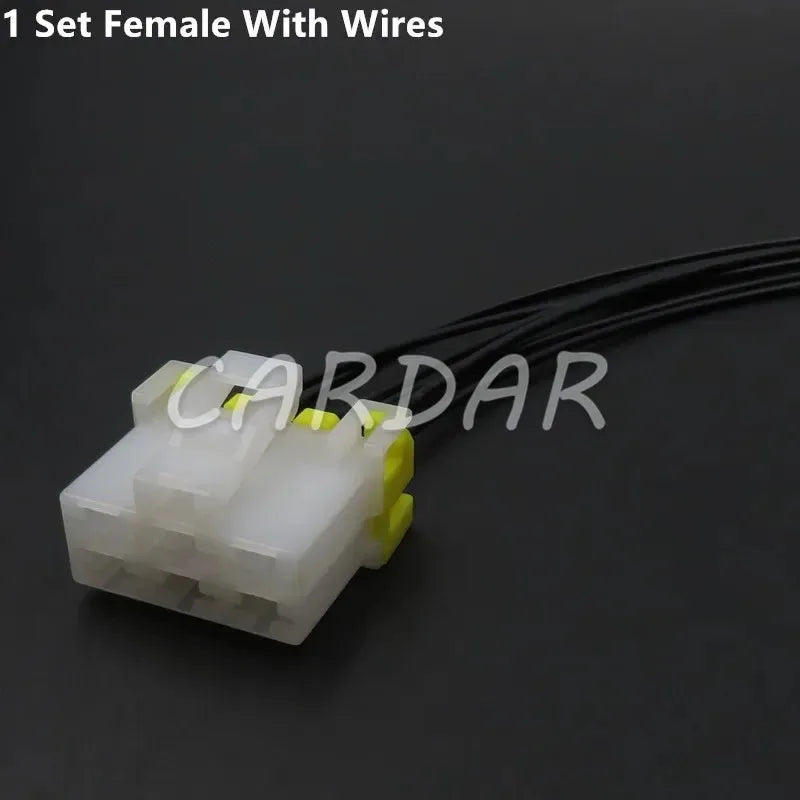 6 Pin 7122-6060 7123-6060 6.3mm Auto Socket Electrical Wiring Cable Connector Plugs