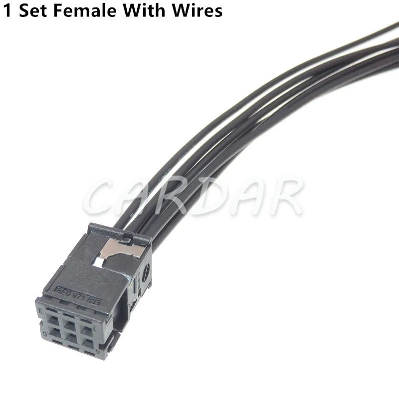 6 Pin 8E0 971 833 8E0 971 834 Car Anti-glare Rearview Mirror Wire Socket Auto Connector 1418784-1