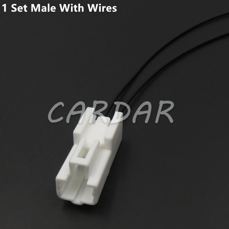 2 Pin 7282-1027 7283-1027 MG651201-4 Automotive Brake Reversing Light Harness Connector Speak Audio Cable Plug For Toyota