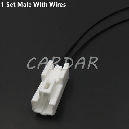2 Pin 7282-1027 7283-1027 MG651201-4 Automotive Brake Reversing Light Harness Connector Speak Audio Cable Plug For Toyota
